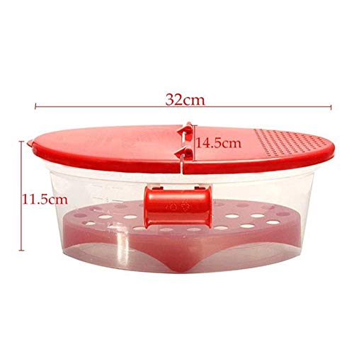 Inteligente Herramientas Cuecepasta Resistente Calor PP Barco Vapor Microondas Barco Colador De Pasta De Microondas De Cocina Spaghetti Bowl