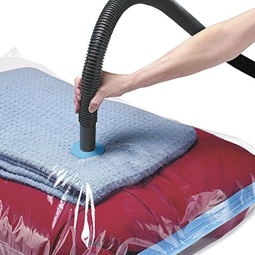 INTERINNOV Funda DE Almacenamiento : 60 x 45 x 25 cm + Bolsas DE ALMACENAJE AL VACIO