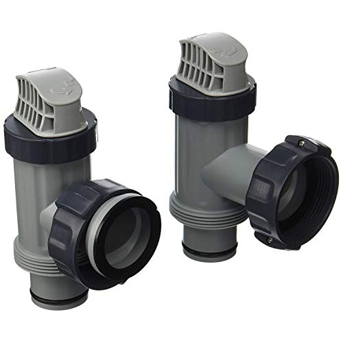 Intex Piscina sobre suelo émbolo Válvula de repuesto parte (Pack de 2)