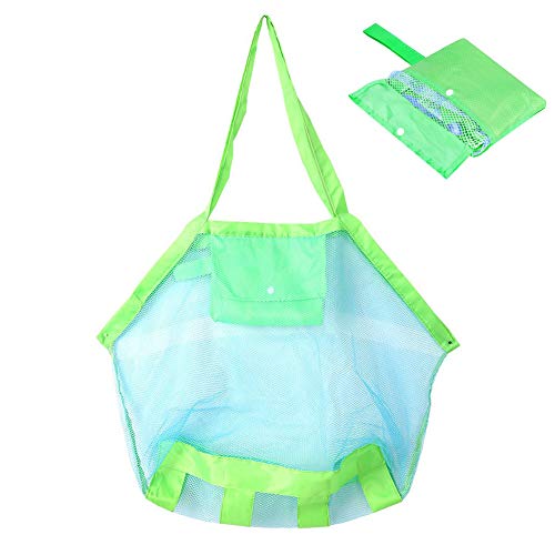 INTVN Set de 2 Bolsas de Malla para la Playa Juguetes de Niños / Toallas etc - Ideal para Piscina