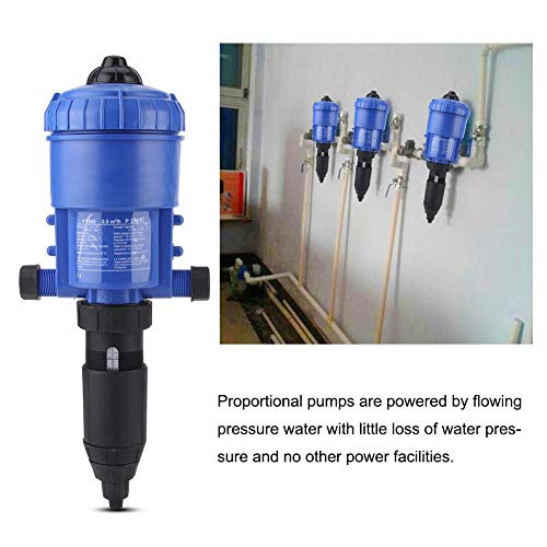 Inyector de fertilizante automático ajustable,1% -5% Dispensador de dosificación Dosificador de diluyente líquido 12L / h-3000L / h Inyector de riego para la industria Ganadería de manguera de jardín