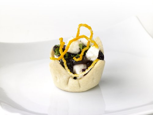 Iris High Mini Crispy Flower-cups 4 cm Diameter 96 Portions