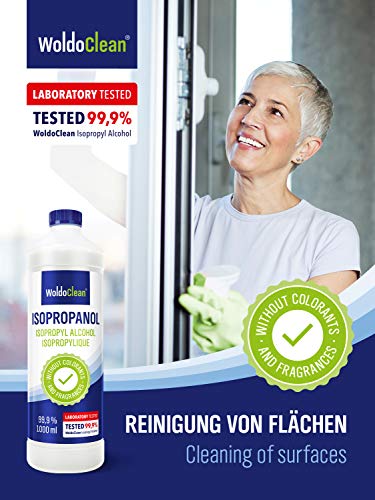 Isopropilico Alcohol 99,9% Limpieza y pulverizar 1.000ml