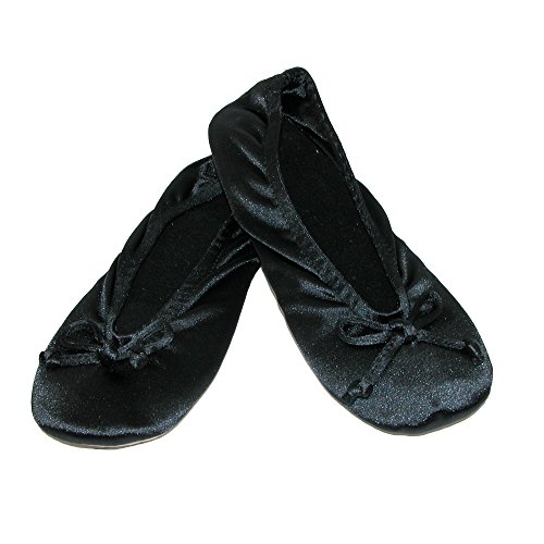 Isotoner - Zapatillas de bailarina clásicas (raso, 2 unidades), color, talla L