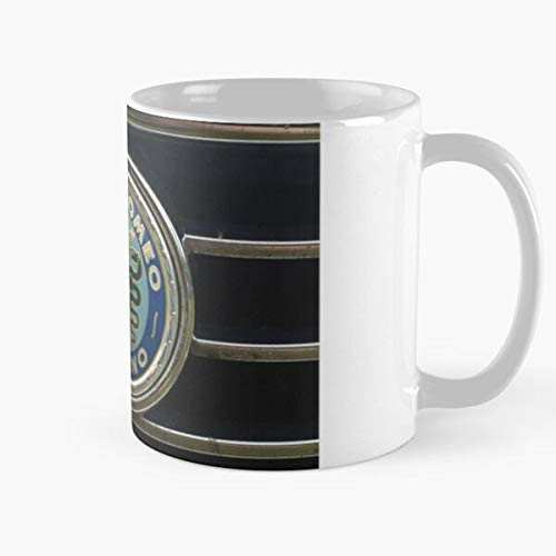 Italian Italy Giulia Milano Alfa Romeo La Mejor Taza de café de cerámica de mármol Blanco de 11 oz