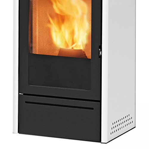 Italiana Camini 805020 ITC Piro Plus - Horno de pellets (acero, mate/A+)