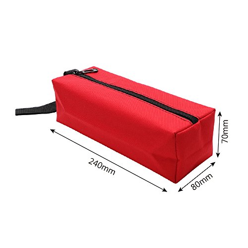 iTimo - Bolsa de herramientas para guardar herramientas, tornillos, clavos, brocas de metal, herramientas Oxford, portátil, resistente al agua, color negro