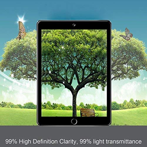 ivoler Protector de Pantalla para iPad 9.7 Pulgadas 2018 / iPad 9.7 2017 / iPad Pro 9.7 2016 / iPad Air/iPad Air 2 (iPad 5 & 6) [Garantía de por Vida], Cristal Vidrio Templado Premium