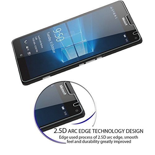ivoler Protector de Pantalla para Microsoft Lumia 950XL / Microsoft Lumia 950 XL, Cristal Vidrio Templado Premium