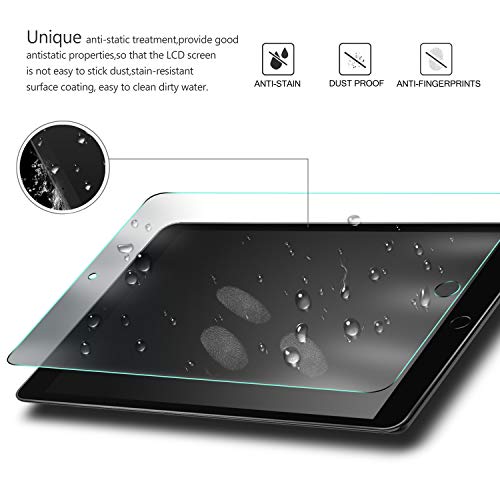 IVSO Protector de Pantalla para iPad 8/7 10.2, para iPad 10.2 2020/2019 Protector de Pantalla, Protector Pantalla para iPad 8ª Generación 2020/iPad 7ª Generación 2019 10.2 Pulgadas, 2 Pack