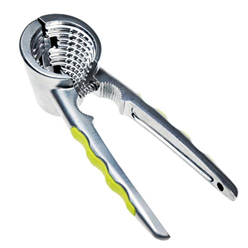 iwobi Galleta de Nuez Cascanueces con Mango de Silicona Antideslizante abridor de Avellana, castañas, pistachos Diseño antisalpicaduras