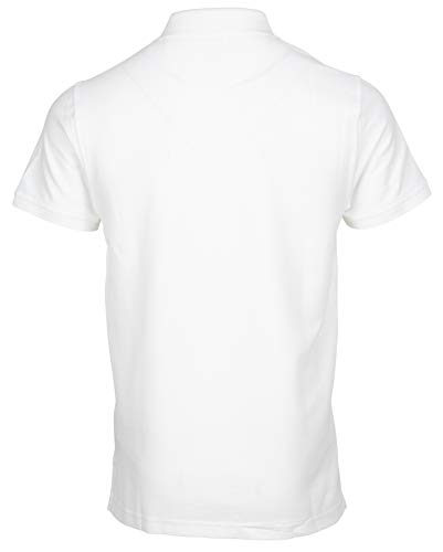 Izod Performance Pique Polo, Blanco (Bright White 116), L para Hombre