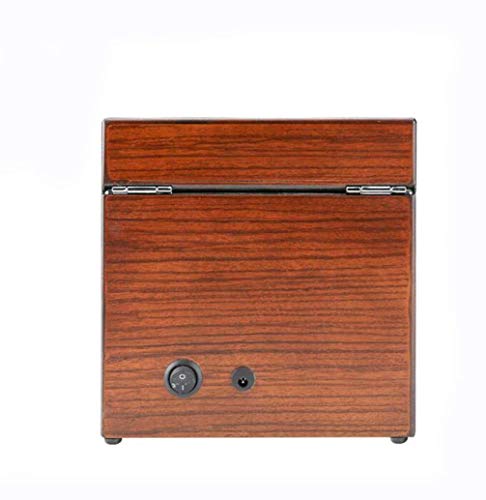 J-Cajas De Reloj Madera antimagnético Silencio Watch Winder, Reloj mecánico automático de la coctelera, impulsado Super Tranquila Motor Mabuchi Japonesa