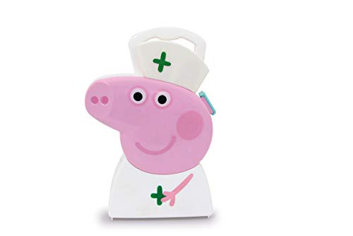 Jamara 410095 - Maletín de médico (10 Piezas, Estable y manejable, Apto para niños), diseño de Peppa Pig, Color Blanco