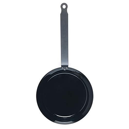 Jamie Oliver Sartén para Barbacoa Get Inspired 552837 Acero al Carbono Resistente al Calor, 24.cm, 2 litros, Negro