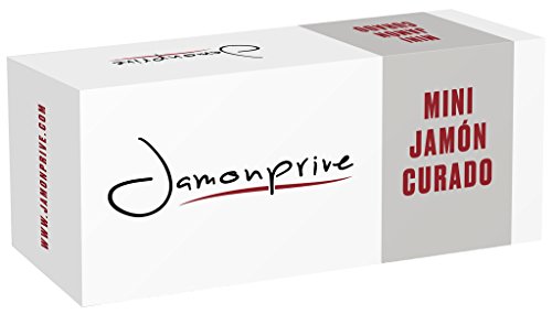 Jamón Curado Deshuesado Version Mini de 1 Kg Jamonprive - (SOPORTE JAMONERO Y CUCHILLO NO INCLUÍDOS)