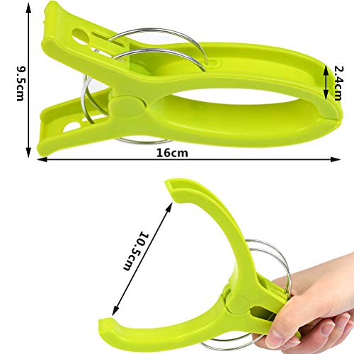 JAOMON - 10 Pinzas Grandes para Toallas de Playa para Tumbonas, Resistentes al Viento y Resistentes al Viento, Pinzas de Plástico para Toallas