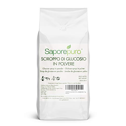 Jarabe de glucosa en polvo - Ideal para helados, sorbetes y postres - 5 kg