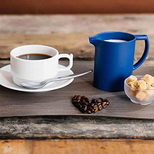 Jarra pequeña de 200 ml para crema de leche, de plástico de polipropileno de alta calidad 9cmx6x10.5cm azul