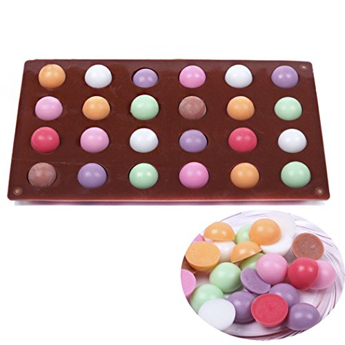 JasCherry Moldes de Silicona para Tartas, Chocolate, Caramelo, Jalea y Hielo #2