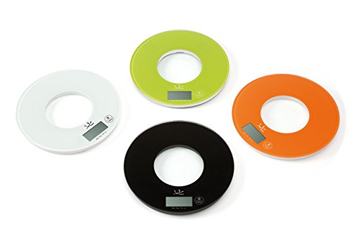 Jata - Balanza Electrnica Circular 5 Kg, Jata