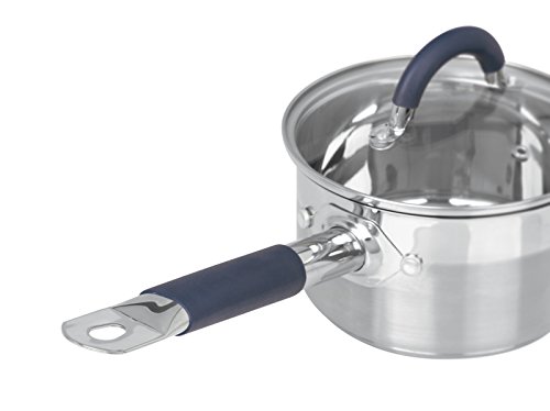 Jata Hogar BC8 Batería de Cocina, Acero Inoxidable, 24 cm, 8 Unidades