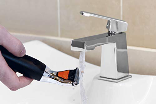 Jata MP42B Rasuradora Afeitadora sin Cable Recargable Impermeable con Autonomía más de 60 minutos Cuchilla de Doble Cara Guía de Corte Multi-Posición Cabezal Extraíble