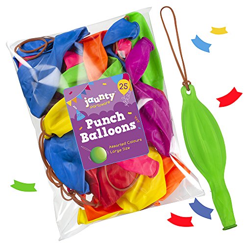jaunty partyware Globos Perforados con ebook para Rellenos de Bolsas de Fiesta (12 ") Pack de 25 (Grande)