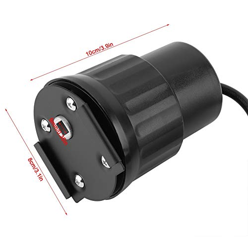 Jeffergarden AC BBQ Motor Barbecue Grill Rotisserie Motor eléctrico Rotisserie Motor Adjunto Interruptor de Encendido/Apagado a Prueba de Agua(EU Plug 220V)
