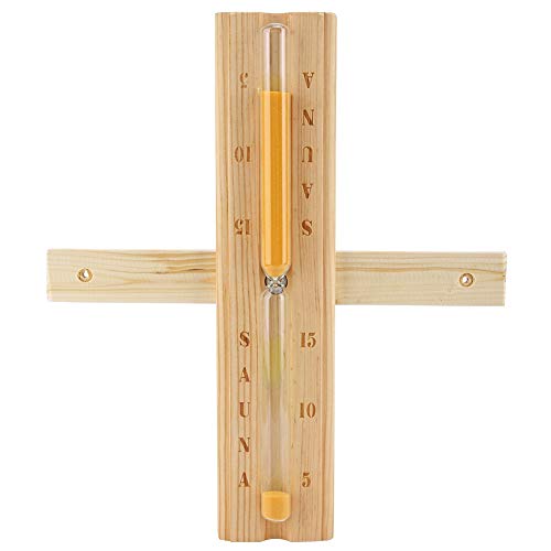 Jeffergarden Sauna Hourglass Sand Timer Cuenta atrás Reloj 15 Minutos Sincronización Reloj de Arena