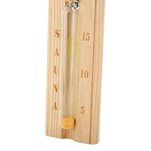 Jeffergarden Sauna Hourglass Sand Timer Cuenta atrás Reloj 15 Minutos Sincronización Reloj de Arena