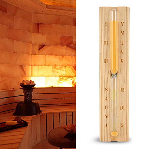 Jeffergarden Sauna Hourglass Sand Timer Cuenta atrás Reloj 15 Minutos Sincronización Reloj de Arena