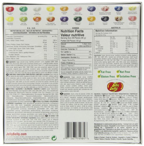 Jelly Belly - Caramelos surtidos 20 variedades