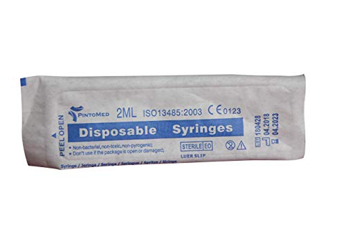 Jeringas desechables 2 ML 5 ML 10 ML Y 20 ML Pack Estéril (2 ML)