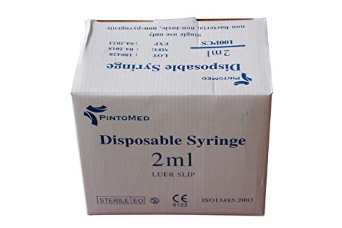 Jeringas desechables 2 ML 5 ML 10 ML Y 20 ML Pack Estéril (2 ML)