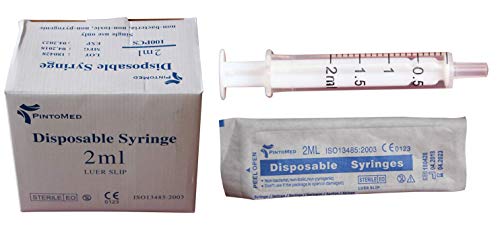 Jeringas desechables 2 ML 5 ML 10 ML Y 20 ML Pack Estéril (2 ML)