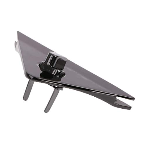 JERKKY Cerradura de Bolsa, Bricolaje Cierre de Forma Triangular Cerradura giratoria cerraduras giratorias para Bolso Bandolera Bolso Monedero Negro