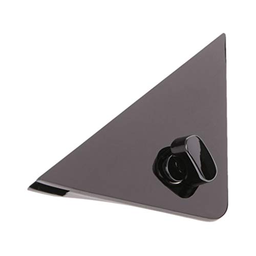 JERKKY Cerradura de Bolsa, Bricolaje Cierre de Forma Triangular Cerradura giratoria cerraduras giratorias para Bolso Bandolera Bolso Monedero Negro