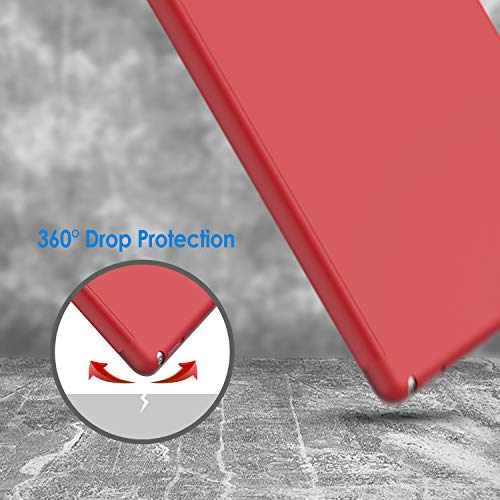 JETech 3374- Funda para iPad Pro 9,7 (Edición de 2016), Carcasa con Soporte, Auto-Sueño / Estela, Rojo
