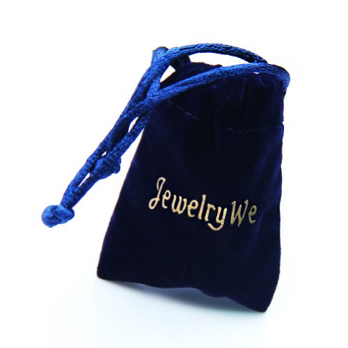 JewelryWe Reloj de Bolsillo pequeño con Cadena Larga, Flores y Mariposa Retro Hueco Colgante para Vestido, Regalo para Mujer