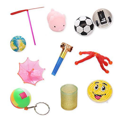 JiaLe 150 Juguetes de Fiesta a Granel - Ideal Rellenar Bolsas de Fiesta, Piñatas y Muchos Otros usos