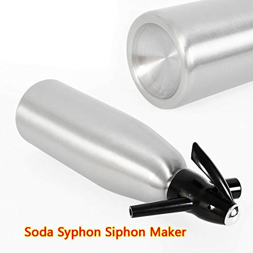 Jintaihua - Sifón para preparar agua de gas con gas (9,5 cm, 1 l)