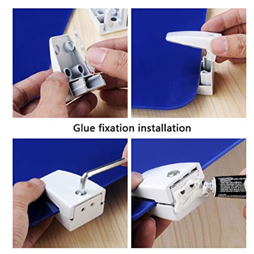 JIZHENG Divisor Acústico para Escritorio y Mesa, Separadora Oficina con 2 Soportes de Sujeción, Mampara de Protección para Bar, Cafetería y Restaurante 80cmx30cm