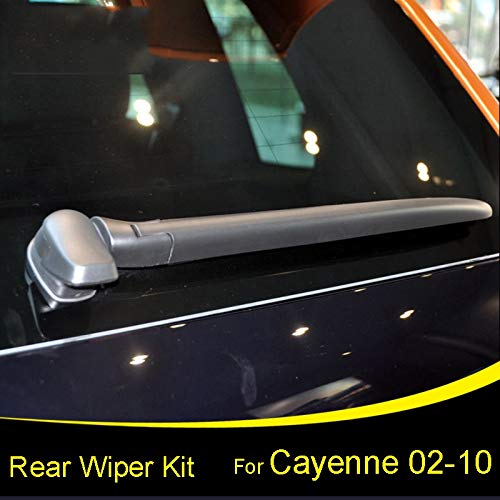 JJJJD Kit Trasera Parabrisas Brazo del limpiaparabrisas lámina for el Porsche Cayenne S 955 2010 2009 2008 2007 2006 2005 2004 2003 2002