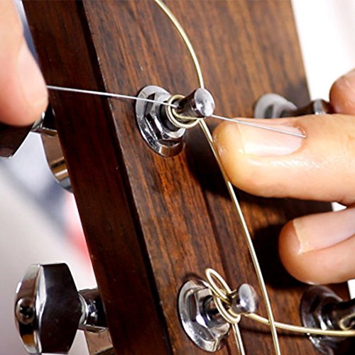 JJOnlinestore juego de 6 cuerdas de repuesto para guitarra acústica clásica. Accesorios de repuesto para cuerdas de guitarra de 3/4. Regalo de navidad