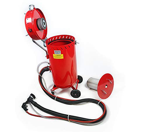 JOMAFA CHORREADORA ARENA CON TAPA PARA EXTRACCION Y SISTEMA DE ASPIRACION 80 L ARENADORA