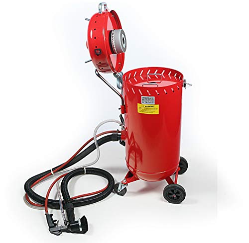 JOMAFA CHORREADORA ARENA CON TAPA PARA EXTRACCION Y SISTEMA DE ASPIRACION 80 L ARENADORA