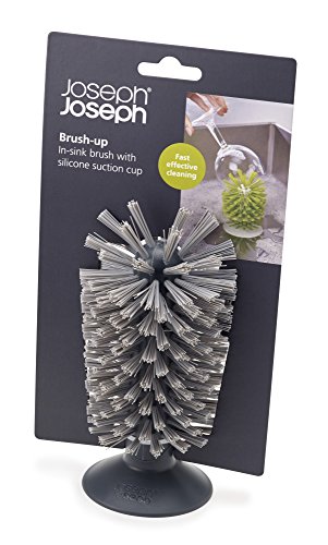 Joseph Joseph Brush Up Limpiador de Copas, Gris, 8x8x14.2 cm
