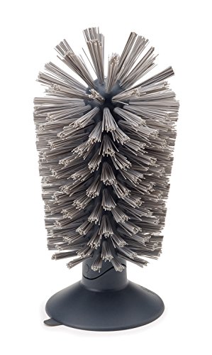 Joseph Joseph Brush Up Limpiador de Copas, Gris, 8x8x14.2 cm