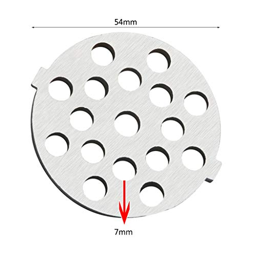 JOYKK Picadora de Carne de Acero Inoxidable, máquina para Hacer Salchichas, cortadora de Alimentos, Accesorio para Soporte, 4#